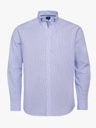 Regular Fit Blue Poplin Shirt Mr. Blue