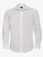 Camisa Slim Fit Popeline Branca Mr. Blue