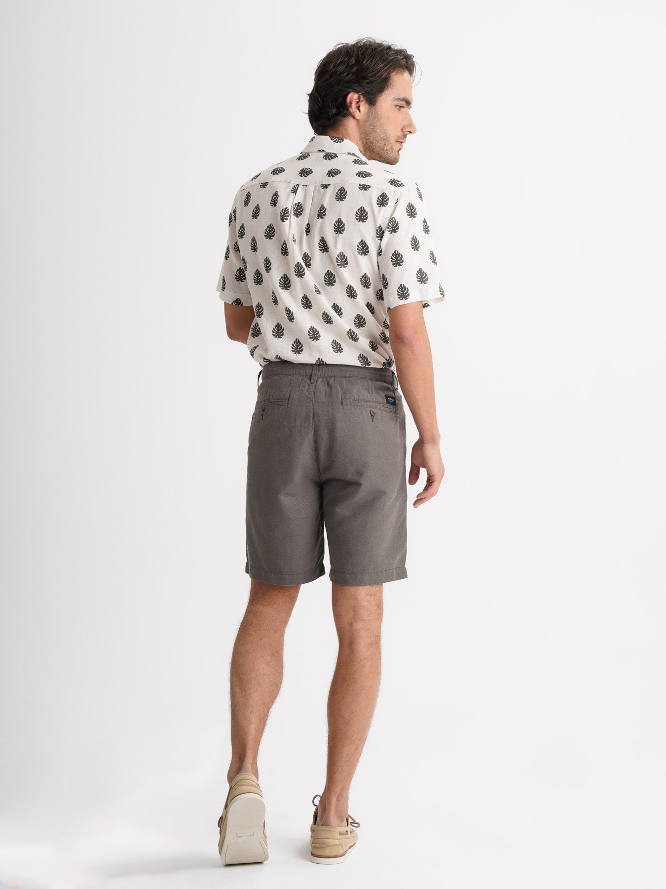 Calções Slim Fit Verdes Mr. Blue