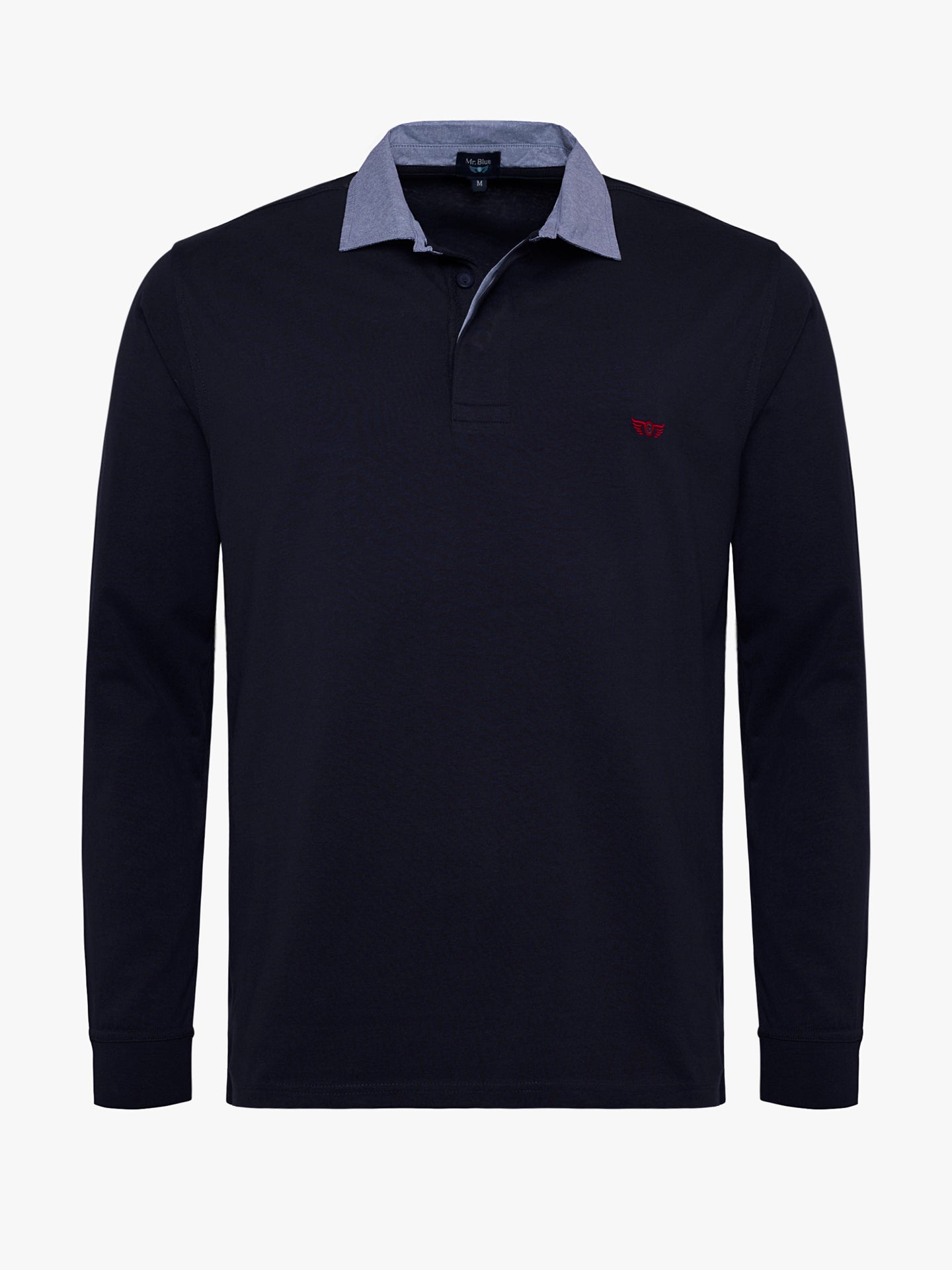Rugbie Regular Fit Plain Blue Mr. Blue