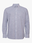 Camisa Regular Fit Linho Verde Mr. Blue