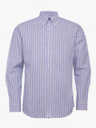 Regular Fit Blue Poplin Shirt Mr. Blue