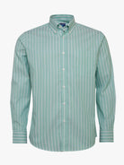 Regular Fit Oxford Green Mr. Blue Shirt