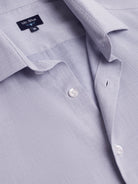 Camisa Slim Fit Dobby Azul Mr. Blue