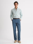 Camisa Regular Fit Oxford Verde Mr. Blue
