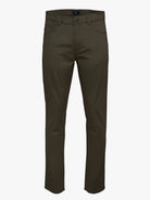 Calças Chinos Slim Fit Twill Verdes Mr. Blue