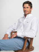 Regular Fit White Poplin Shirt Mr. Blue