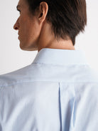 Regular Fit Blue Poplin Shirt Mr. Blue
