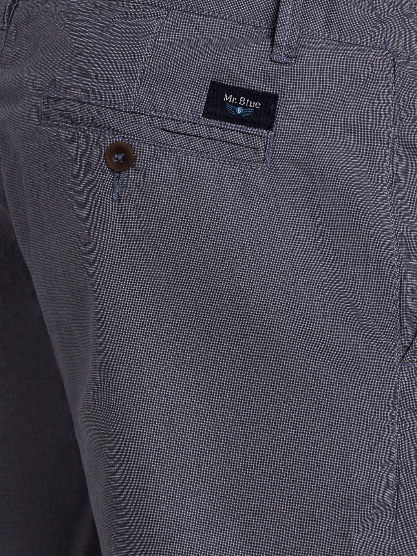 Mr. Blue Slim Fit Blue Shorts