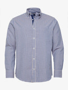 Camisa Regular Fit Twill Azul Mr. Blue