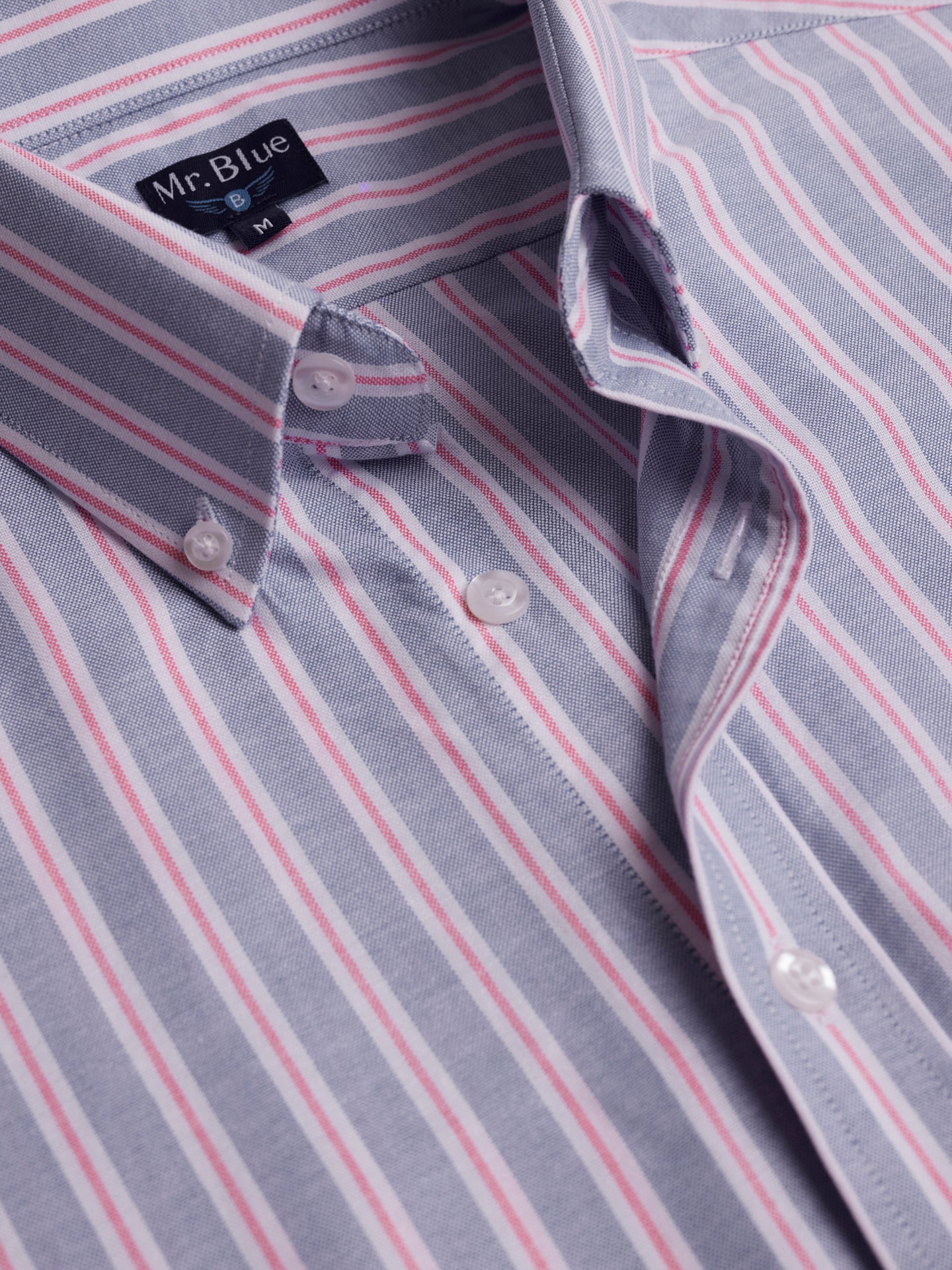 Mr. Blue Regular Fit Oxford Blue Shirt
